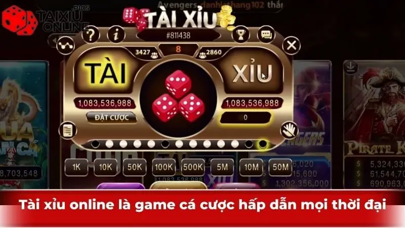 Tài xỉu online là game cá cược hấp dẫn mọi thời đại Tài xỉu online là game cá cược hấp dẫn mọi thời đại